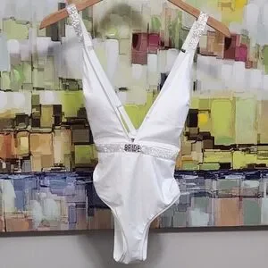 Victoria's Secret Swim Newvictoria Secret Bride White Plunge